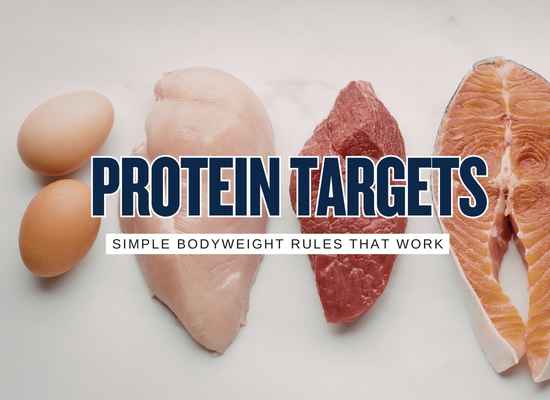 Protein Targets That Actually Work: 15 Bodyweight Rules With Real-World Examples